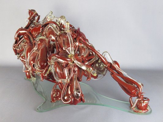 Mahatma Marchi, Bull Sculpture, 1972, Blown Glass-PWG-1818503