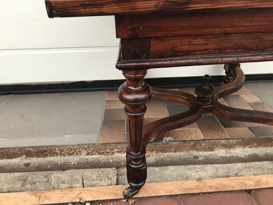 Mahogany and Oak Coffee Table, 1920s-WQQ-1765291