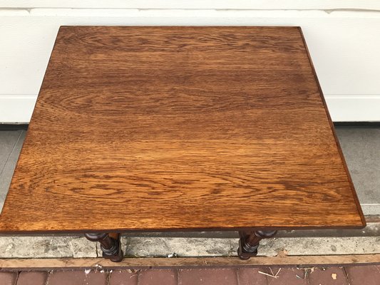 Mahogany and Oak Coffee Table, 1920s-WQQ-1765291