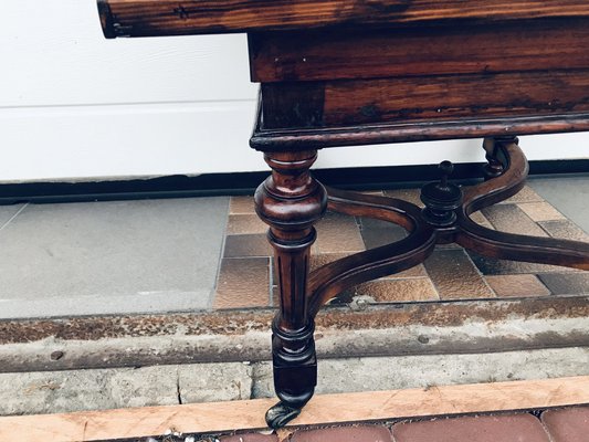 Mahogany and Oak Coffee Table, 1920s-WQQ-1765291