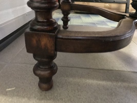 Mahogany and Oak Coffee Table, 1920s-WQQ-1765291