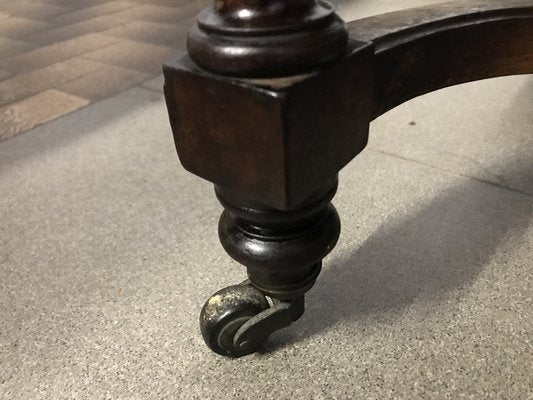 Mahogany and Oak Coffee Table, 1920s-WQQ-1765291