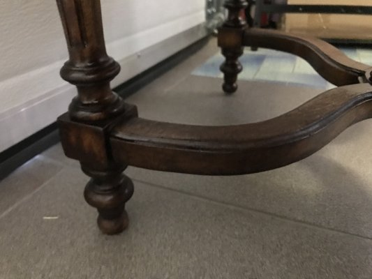 Mahogany and Oak Coffee Table, 1920s-WQQ-1765291