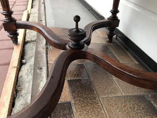 Mahogany and Oak Coffee Table, 1920s-WQQ-1765291