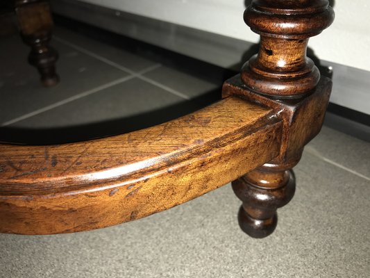 Mahogany and Oak Coffee Table, 1920s-WQQ-1765291