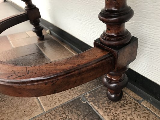 Mahogany and Oak Coffee Table, 1920s-WQQ-1765291