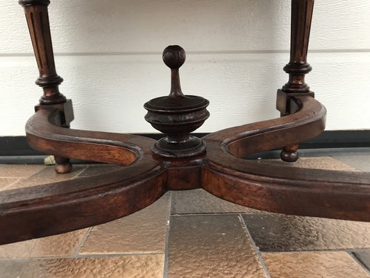 Mahogany and Oak Coffee Table, 1920s-WQQ-1765291