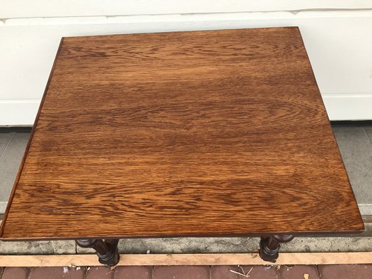 Mahogany and Oak Coffee Table, 1920s-WQQ-1765291