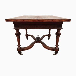 Mahogany and Oak Coffee Table, 1920s-WQQ-1765291