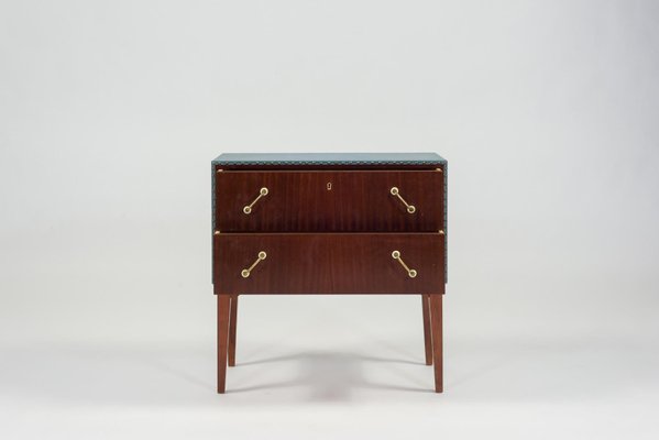 Mahogany and Teak Chest of Drawers, 1950s-KMC-638589