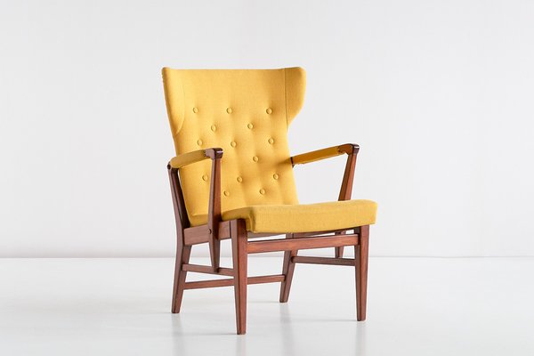 Mahogany Armchairs by Bertil Söderberg for Nordiska Kompaniet, 1940s, Set of 2-FMT-605938