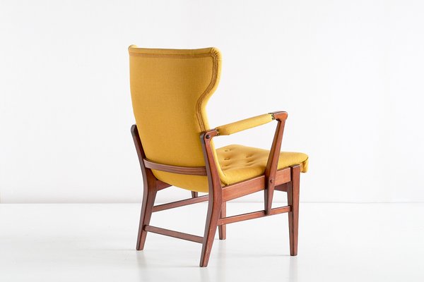 Mahogany Armchairs by Bertil Söderberg for Nordiska Kompaniet, 1940s, Set of 2-FMT-605938