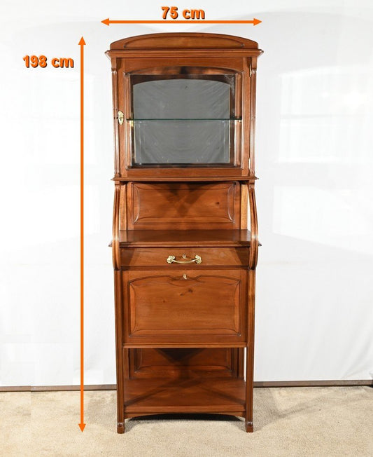 Mahogany Bar Cabinet attributed to Maison E. Diot, 1900s