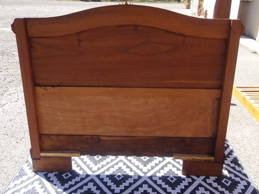 Mahogany Bed with Bronze Decorations, 1930s-ABK-2042176