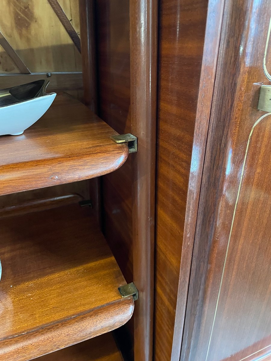 Mahogany Bookcase from Permanente Mobili Cantù, 1950s