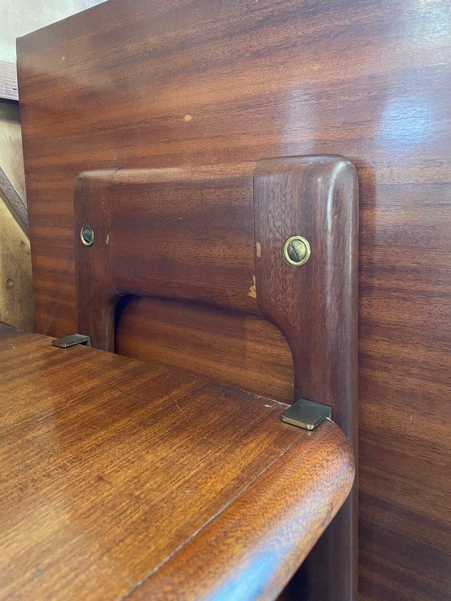 Mahogany Bookcase from Permanente Mobili Cantù, 1950s