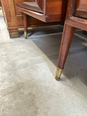 Mahogany Bookcase from Permanente Mobili Cantù, 1950s-BNU-1105675