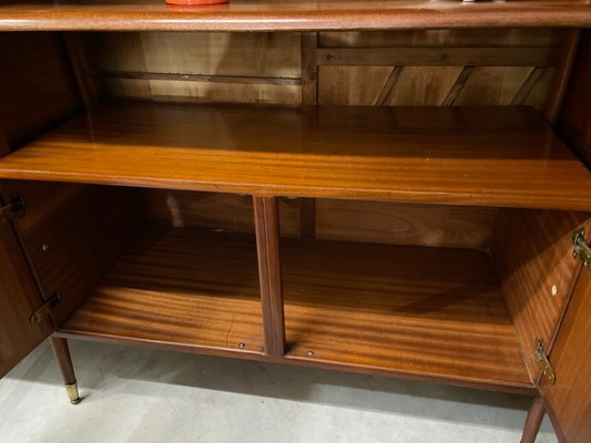 Mahogany Bookcase from Permanente Mobili Cantù, 1950s-BNU-1105675