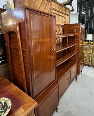 Mahogany Bookcase from Permanente Mobili Cantù, 1950s