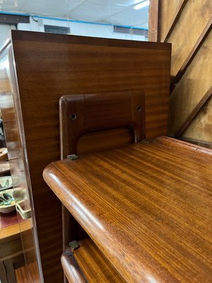 Mahogany Bookcase from Permanente Mobili Cantù, 1950s-BNU-1105675