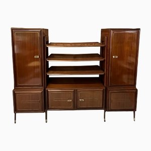 Mahogany Bookcase from Permanente Mobili Cantù, 1950s-BNU-1105675