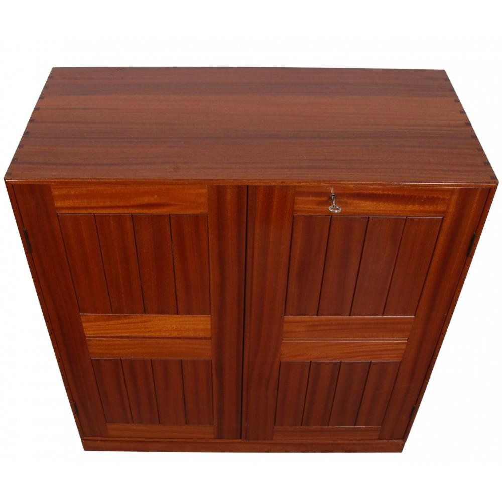 Mahogany Cabinet by Mogens Koch, 1980s