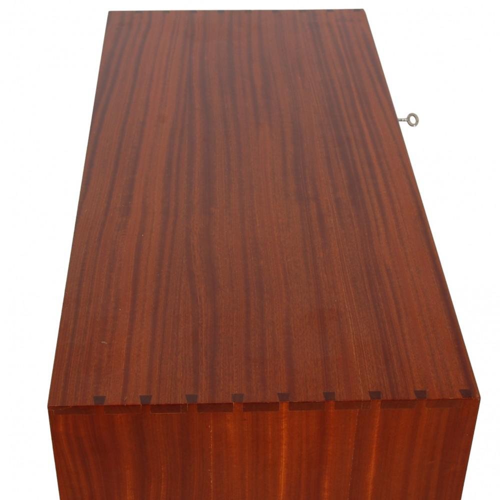 Mahogany Cabinet by Mogens Koch, 1980s