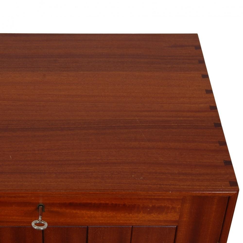 Mahogany Cabinet by Mogens Koch, 1980s