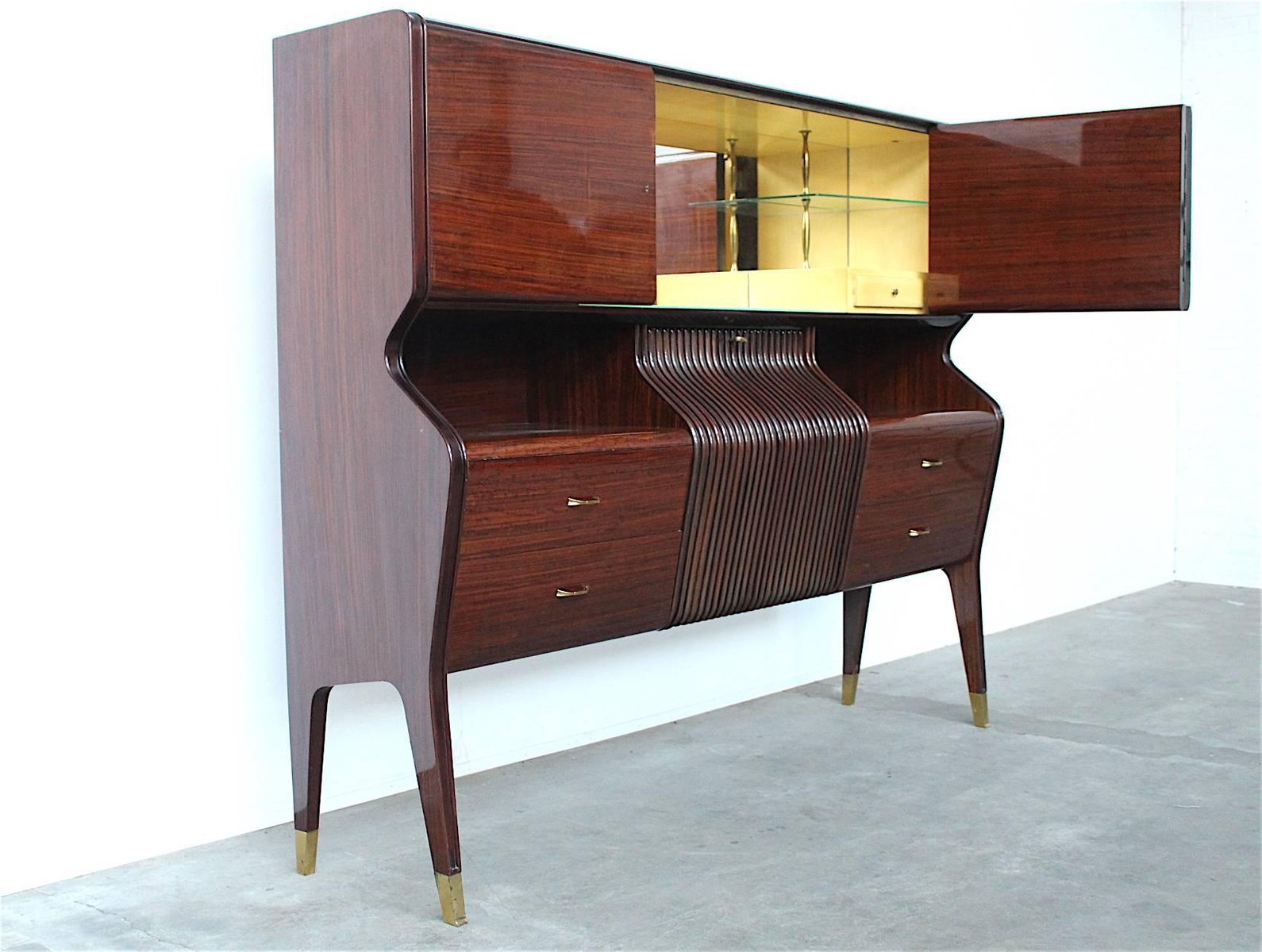 Mahogany Cabinet by Osvaldo Borsani for Atelier Borsani Varedo, 1948