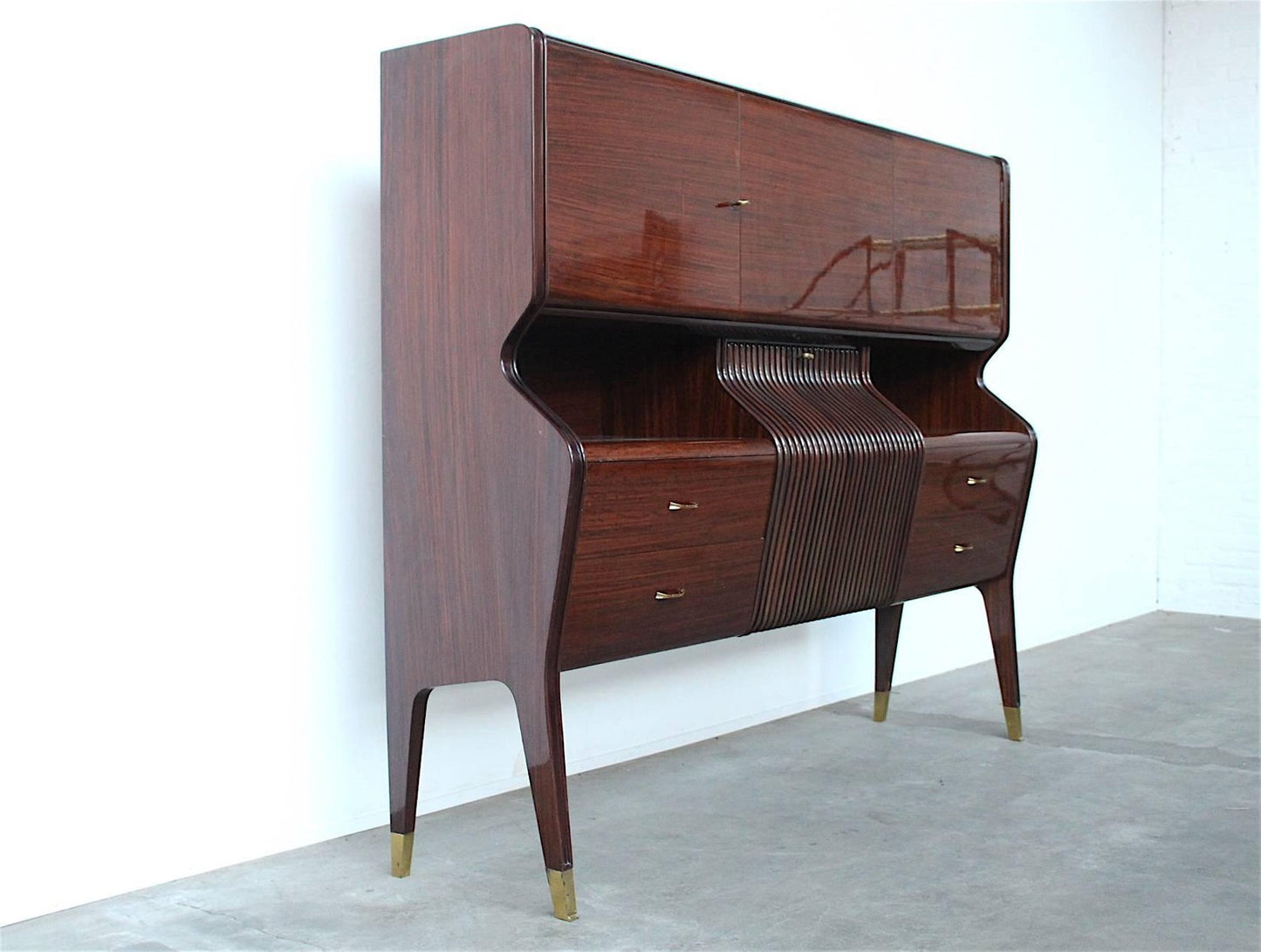 Mahogany Cabinet by Osvaldo Borsani for Atelier Borsani Varedo, 1948