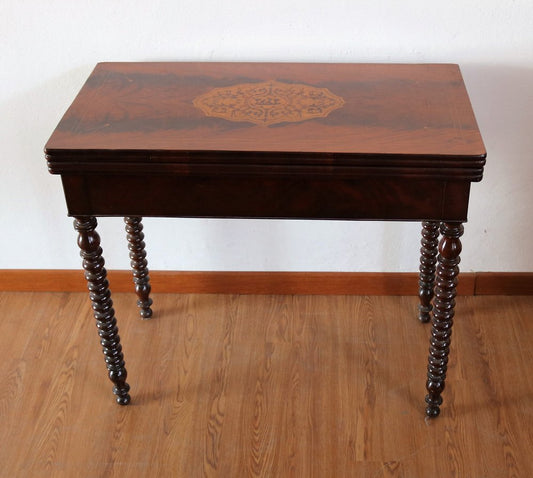 Mahogany Card Table