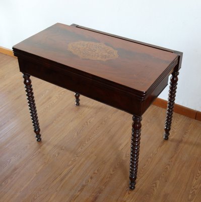 Mahogany Card Table