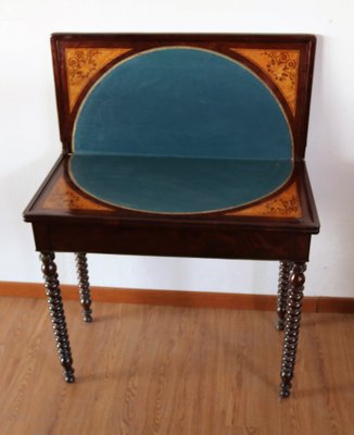 Mahogany Card Table-IYX-973108