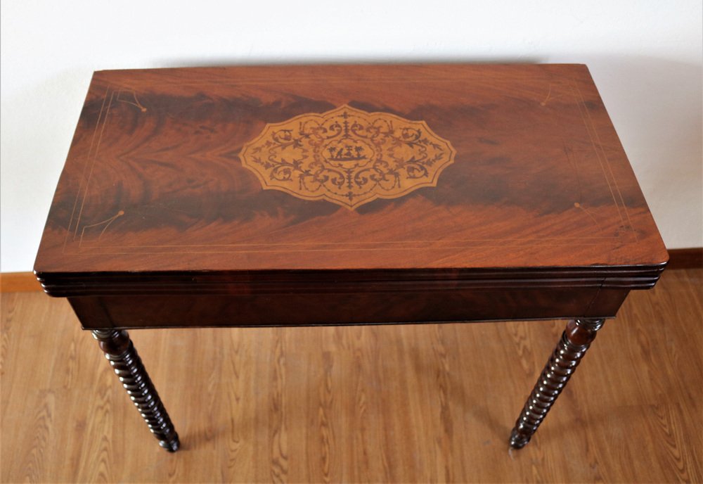 Mahogany Card Table