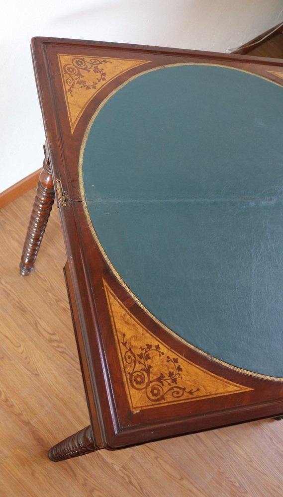 Mahogany Card Table