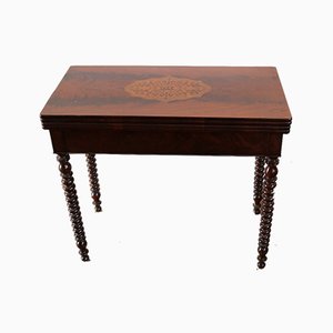 Mahogany Card Table-IYX-973108