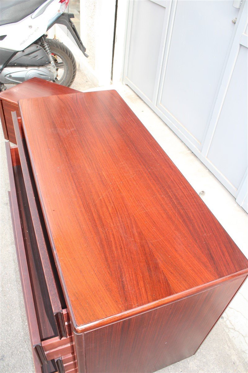 Mahogany Chest of Drawers, 1960s, Set of 3