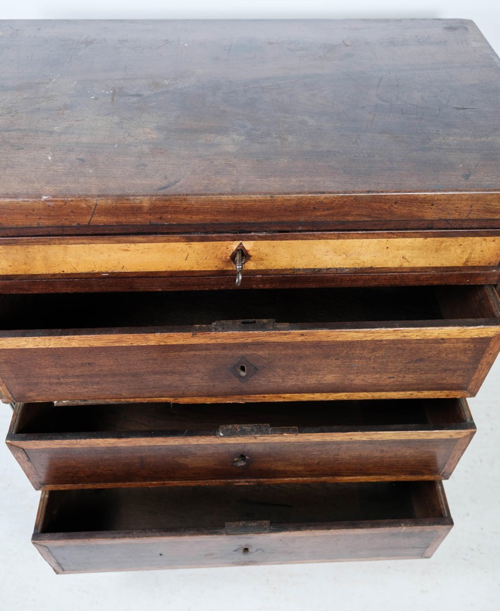 Mahogany Chest of Drawers by Louis Seize