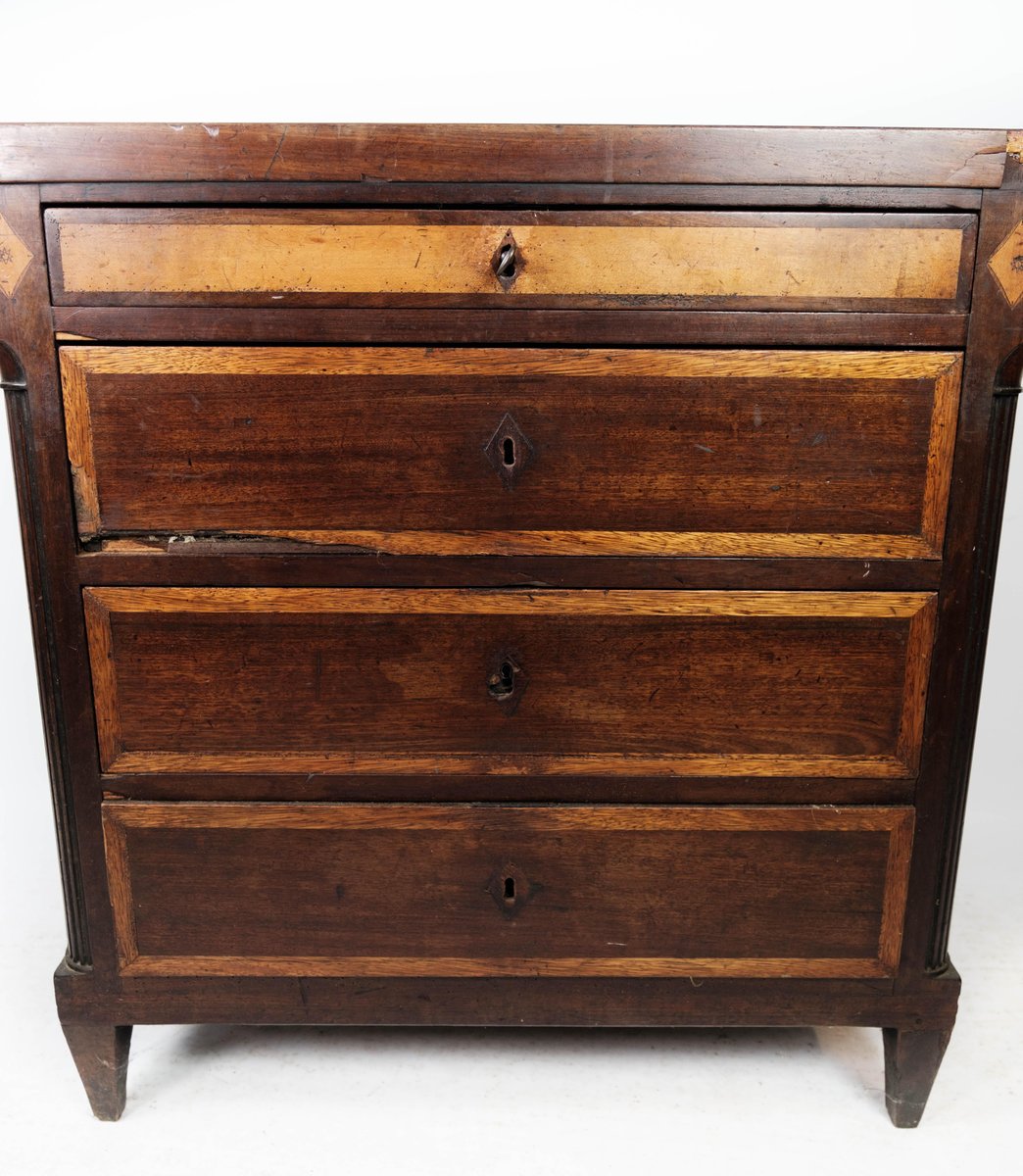 Mahogany Chest of Drawers by Louis Seize