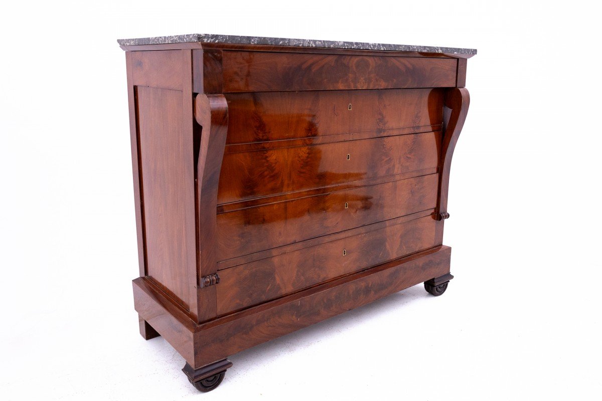 Mahogany Chest of Drawers, France, 1890s