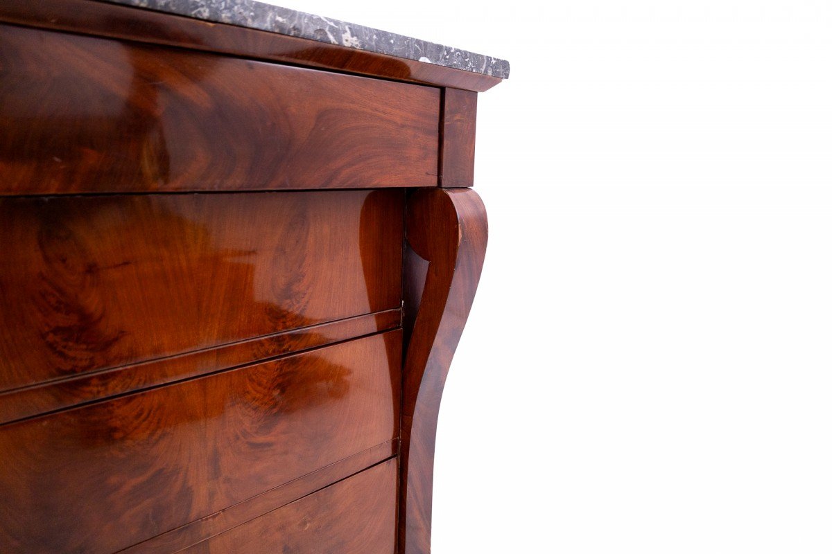 Mahogany Chest of Drawers, France, 1890s