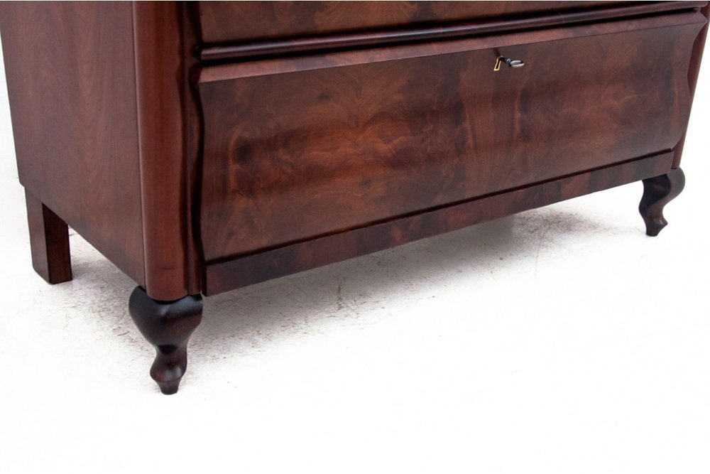 Mahogany Chest of Drawers, Northern Europe, 1850s