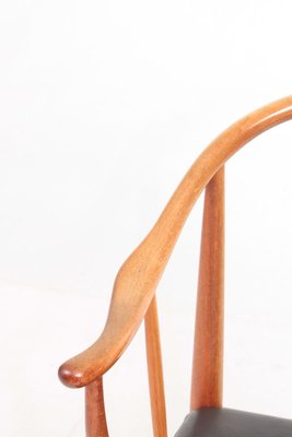 Mahogany China Chair by Hans J. Wegner for Fritz Hansen, 1960s-FK-826756