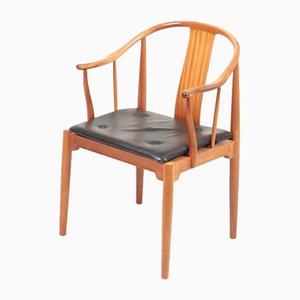 Mahogany China Chair by Hans J. Wegner for Fritz Hansen, 1960s-FK-826756