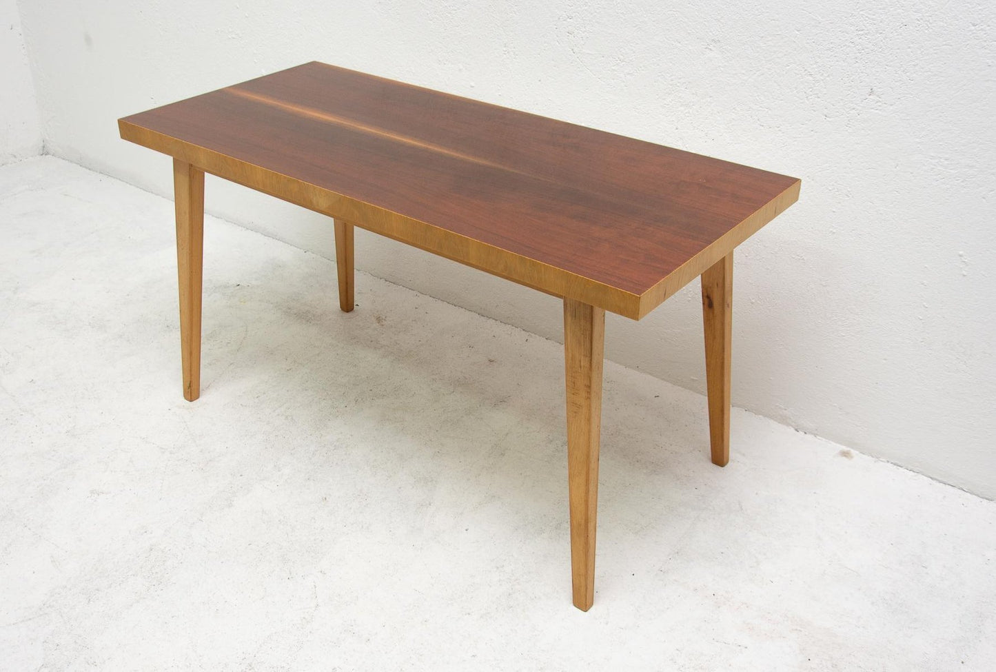 Mahogany Coffee Table, 1960s, Czechoslovakia