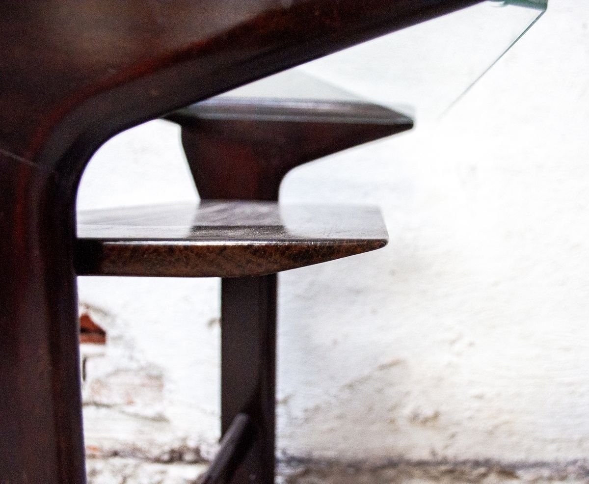 Mahogany Coffee Table by Ico Luisa Parisi for De Baggis, 1950s