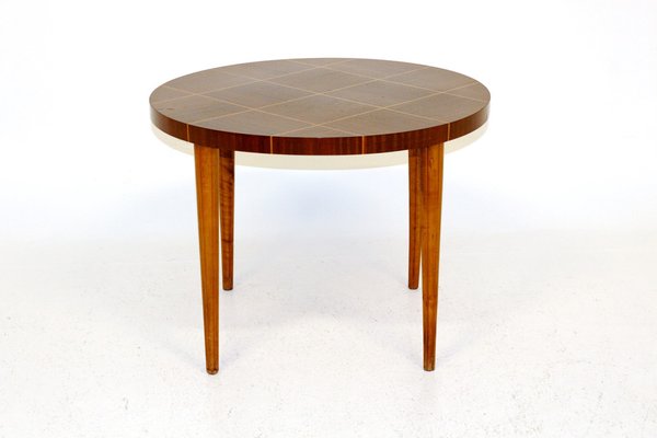 Mahogany Coffee Table, Sweden, 1950-GEK-1248773