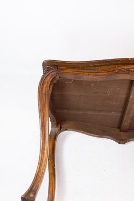 Mahogany Coffee Table with Carvings, 1880s-UY-1427388