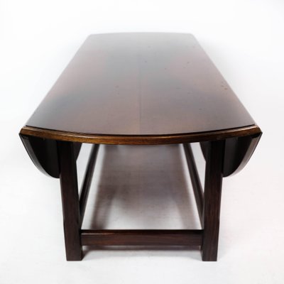 Mahogany Coffee Table with Extensions, 1930s-UY-1000675