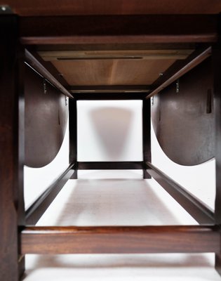 Mahogany Coffee Table with Extensions, 1930s-UY-1000675